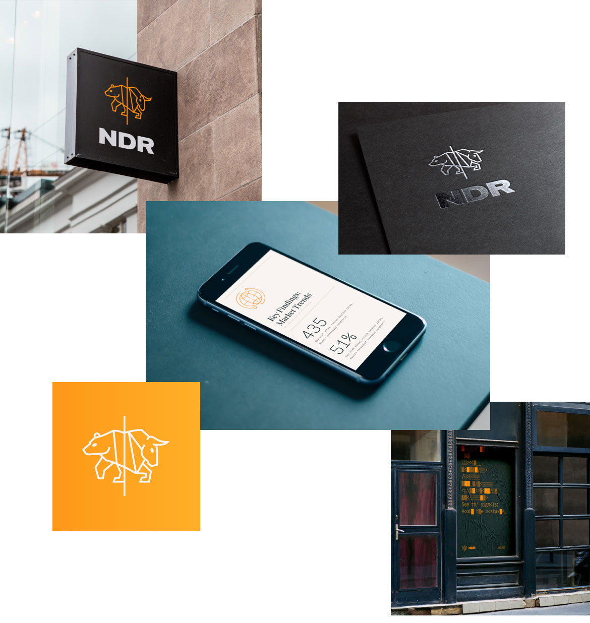 NDR logo usage examples