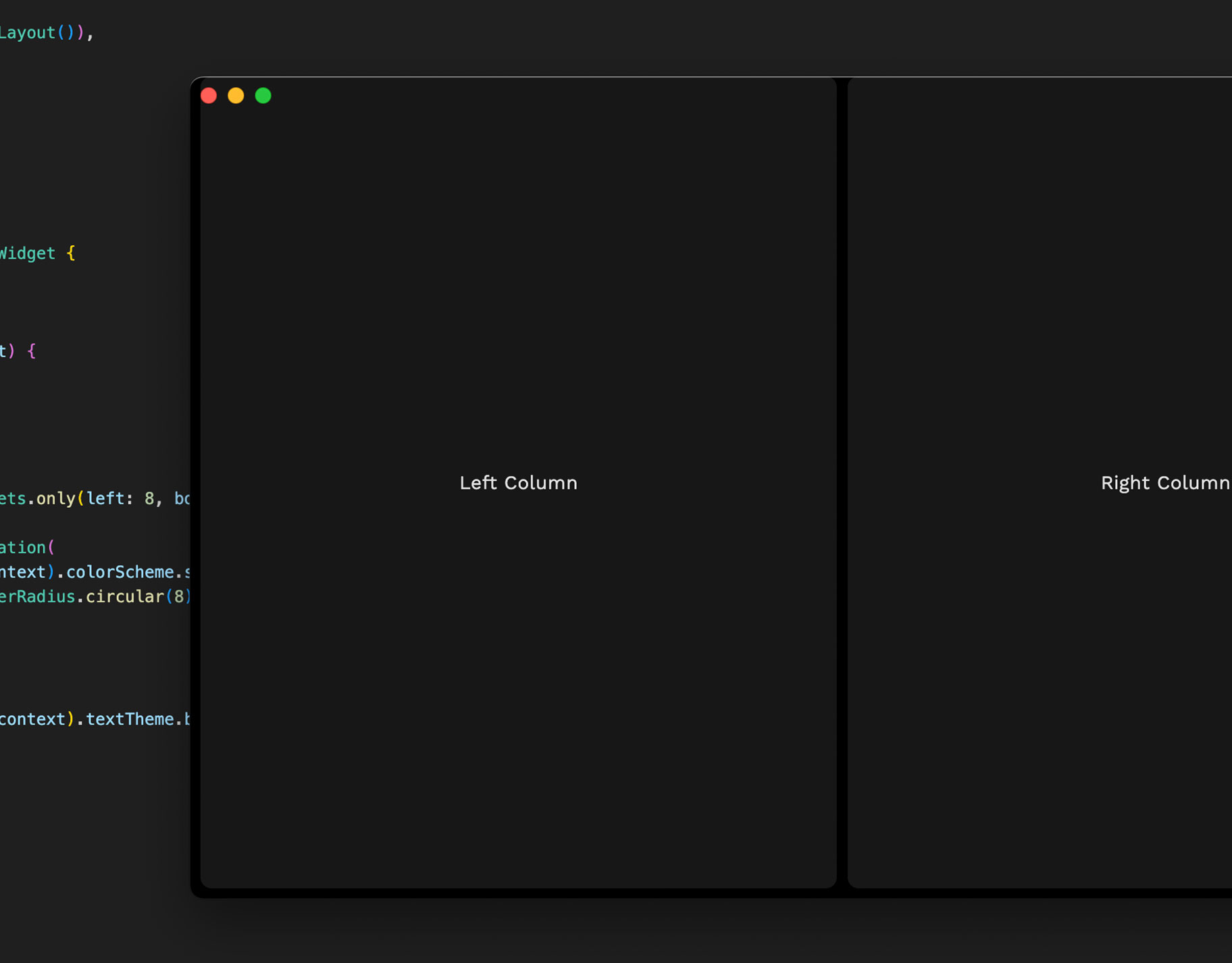 MacOS window highlight
