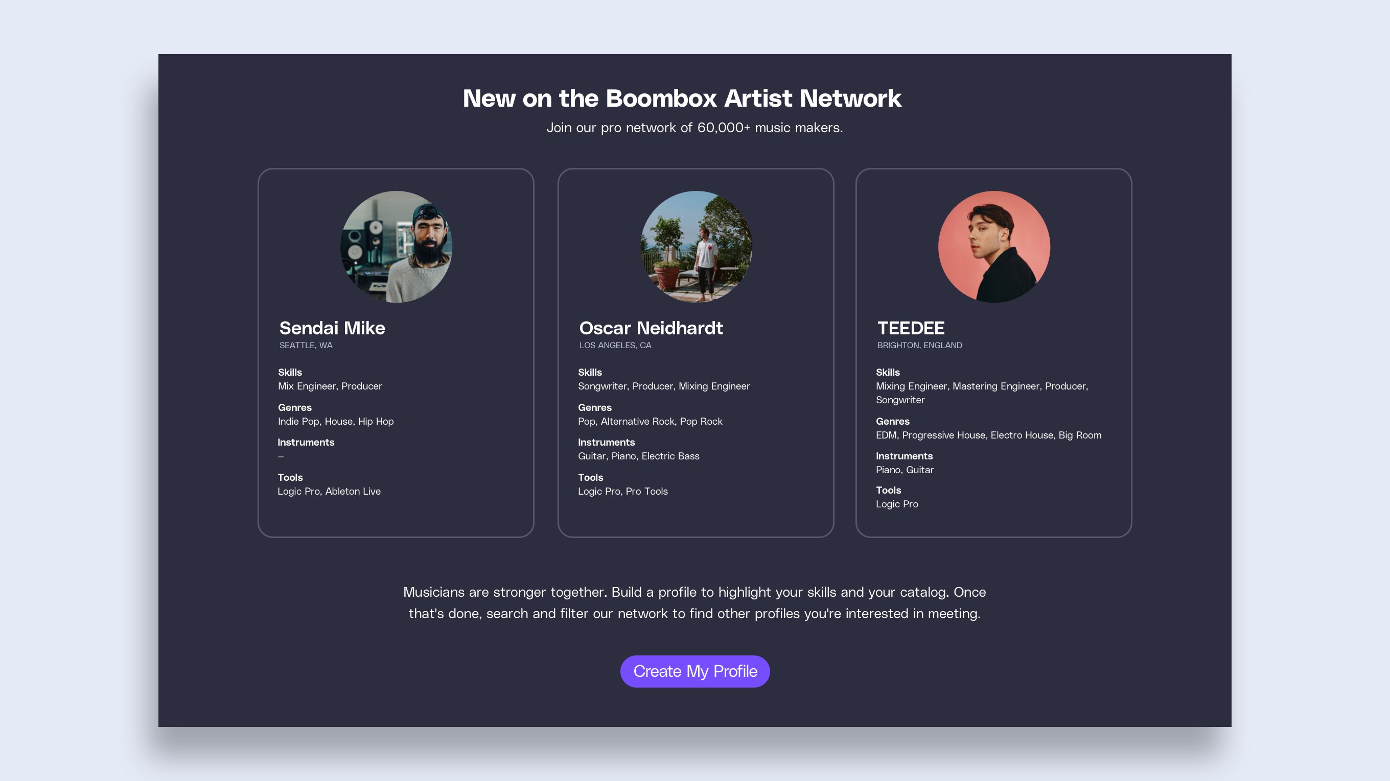 Boombox network