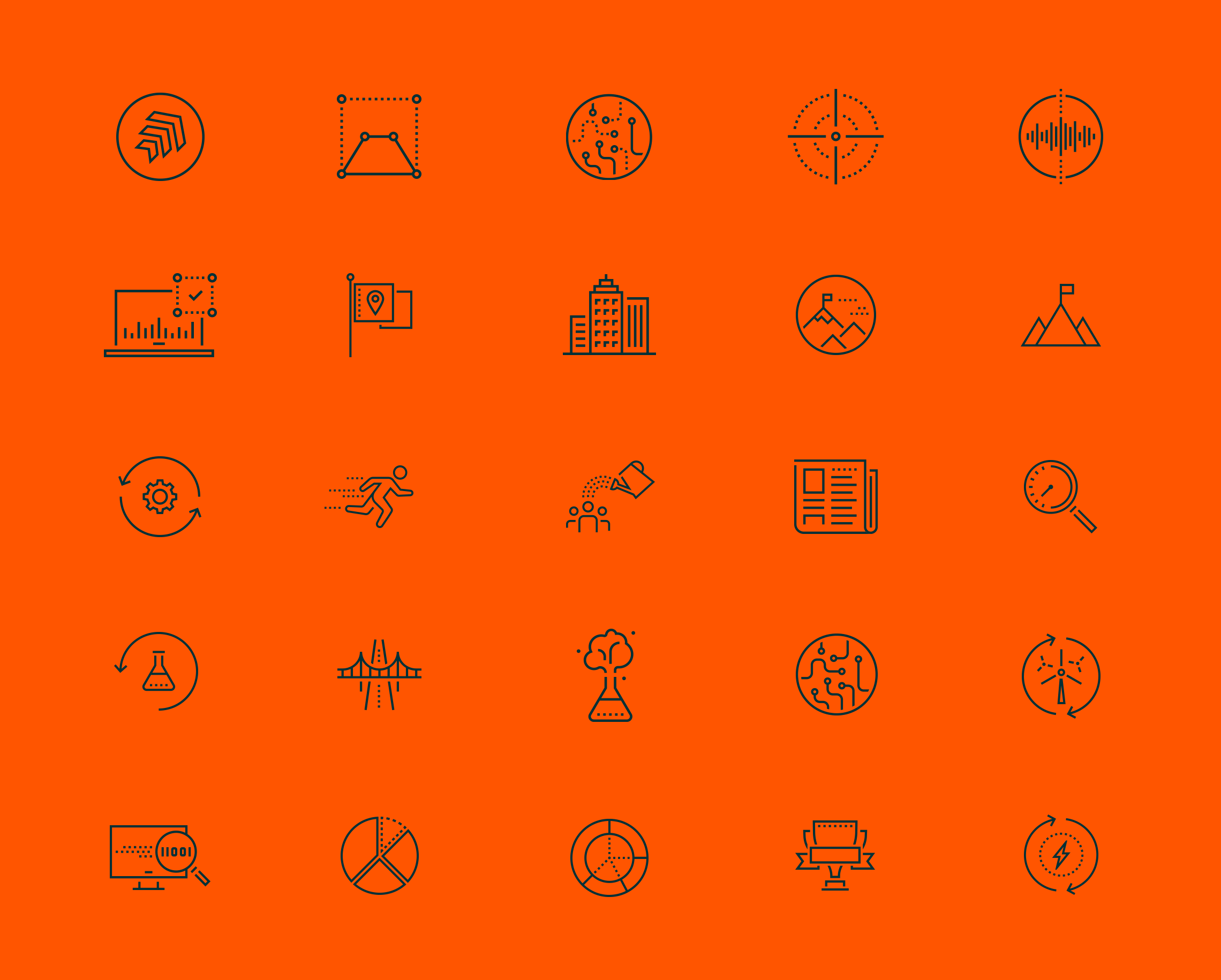 Global X icon design for Mirae Asset