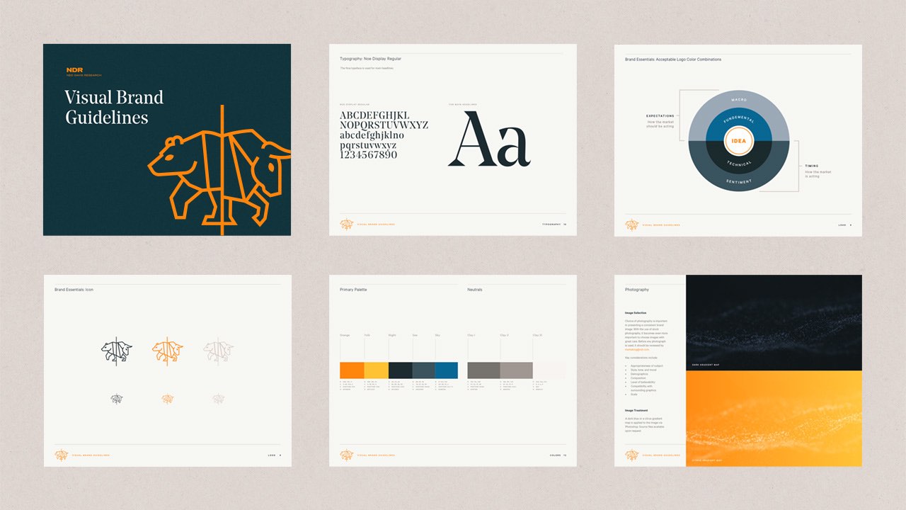 NDR visual brand guidelines