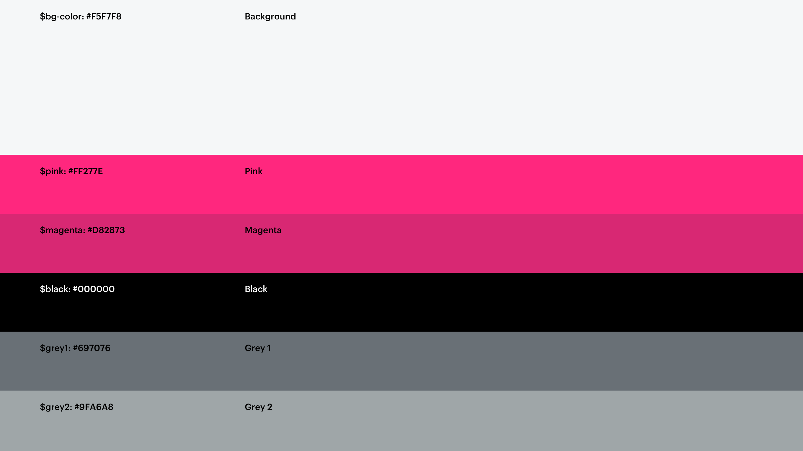 Soundstripe brand colors