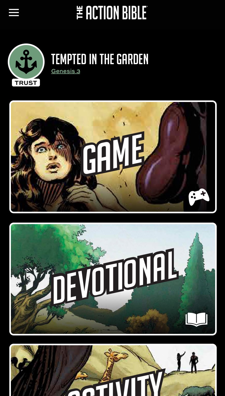 The Action Bible app